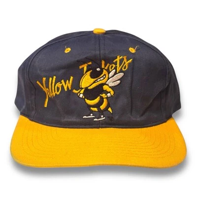 Vintage Georgia Tech Yellow Jackets Buzz Mascot Snapback Sports Hat - Image 1 of 4