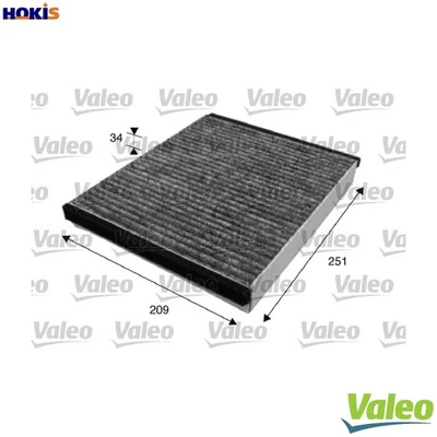 FILTRO CABINA AIRE 715628 PARA VOLVO V50 C30 C70/II/Convertible S40 1.8L 4cyl 2.0L Foto 1 de 4