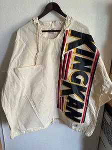 Vintage 1990er La Trenzz MILLER HIGH LIFE KING KAN Jacke Poncho 28,5 x 28 Rasta - Bild 1 von 8