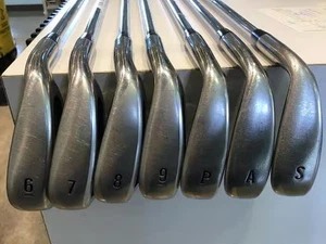 NIKE Iron Set VICTORY RED FULL CAVITY 6.7.8.9.P.A.S NS PRO 950GH Flex S - Picture 1 of 5