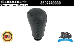 SUBARU GC8 Impreza WRX Genuine 5MT Leather Shift Knob OEM JDM STI - Picture 1 of 7