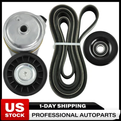 Serpentine Belt Component Kit 6PK2440 for Chevrolet Express Suburban K1500 GMC - Image 1 of 4