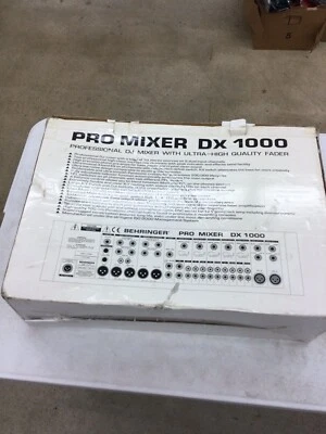 BEHRINGER PRO DJ-MIXER DX1000 Color Silver New Open Box - Image 1 of 4