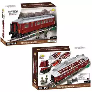 Compiegne Waggon Backstein Modell 1940 - COBI 6289 - 2030 Steine - Bild 1 von 5