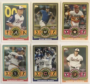 2015 Topps Opening Day Inserts Franchise Flashback 19 Card lot - Picture 1 of 4