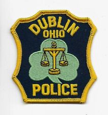 DUBLIN  Ohio  Police Patch Polizei Abzeichen USA ( NICHT Irland - NO Ireland )