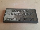 London Transport Sign