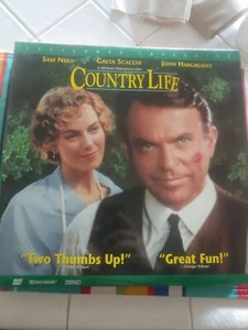 Country Life  Laserdisc LD Widescreen Fotmat Very Rare Great Film Sam Neil VG - Picture 1 of 5