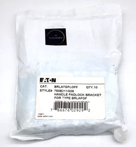 Soporte de candado con mango de interruptor Eaton BRLAFGFLOFF tipo F/Tipo BR cuerpo largo AF/GF 10 piezas - Imagen 1 de 4