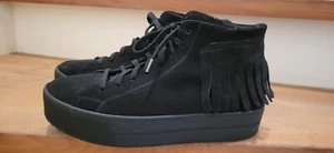 *BSB*SNEAKER*SCHWARZ*MIT SCHAFT*FRANSEN*PLATAEU*WILDLEDER*GR.39*TOP MODELL*NEU* - Bild 1 von 6