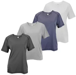 Sportliches kurzärmeliges Climalite-T-Shirt für Damen - viele Farben - Bild 1 von 5
