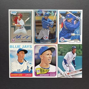 2010 Bowman Chrome Autograph #BCP104 Anthony Gose & 6 x Card LOT 2010—2017 - Picture 1 of 9