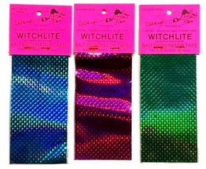 Witchcraft Witchlite Bait Decorator Tape 3-Color Set Light Blue Garnet Green - Picture 1 of 20