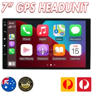 7" Double DIN Android Auto Car Stereo GPS Head Unit FM/AM Player Car Play 4G - Picture 1 of 6