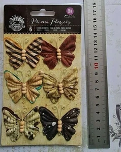 Butterfly TIMELESS MEMORIES Reminscence Mix 6 Paper 50-40mm across Prima DB2 - Picture 1 of 3