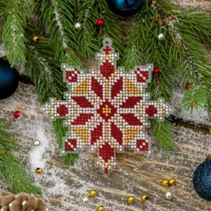 "Kit giocattoli albero di Natale fai da te ""Fiocco di neve" - Foto 1 di 3