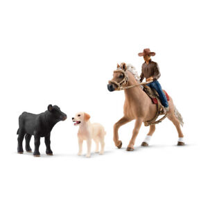 SCHLEICH Farm World Western Riding Adventures Toy Figure Set, Multi-colour (4257