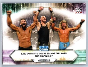King Corbin's Court Stands Tall Over The Bloodline 2021 Topps WWE #5 Card - Picture 1 of 2