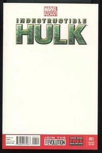 The Indestructible Hulk Marvel Blank Sketch Cover Variant Comic #1 - Picture 1 of 2