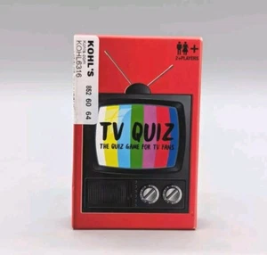 TV Television Show Quiz Game for TV Fans Party Game Sealed 2+ Players 50 Cards - Imagen 1 de 5