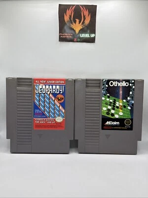 Jeopardy - Junior Edition & Othello Nintendo Entertainment System NES Cart Only - Image 1 of 4