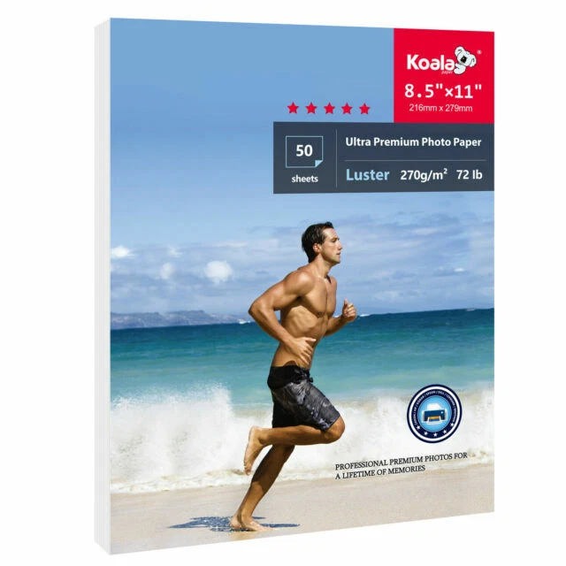 Koala LG2504R Inkjet Photo Printer Paper - White