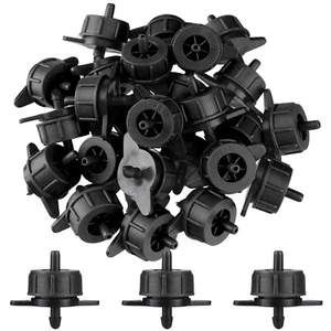 50 Pcs Drip Irrigation Emitters 1/4 Inch 1 GPH Water Tubing Irrigation Tubing... - Picture 1 of 7
