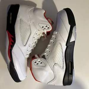 Nike Air Jordan 5 Retro Rojo Fuego (2020) - DA1911-102 - Hombre Talla 12 - Imagen 1 de 8