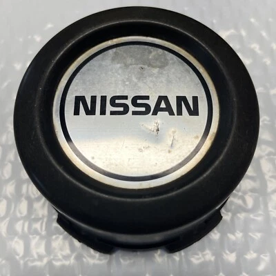 Nissan Pickup Pathfinder OEM Wheel Center Rim Cap Hub 6 Lug Cover Black SMA Foto 1 de 4