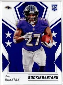 2020 Panini Rookies & Stars Football J.K. Dobbins No. 110 Baltimore Ravens - Bild 1 von 2
