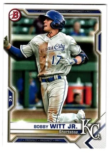 2021 Bowman #BP-1 Bobby Witt Jr. Prospects - Picture 1 of 2