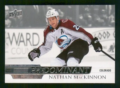 NATHAN MacKINNON 2020-21 UPPER DECK PREDOMINANT 20-21 NO PR-17         6788 - Image 1 of 2