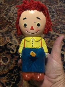 Vintage Ceramic RAGGEDY ANDY Bank Doll Figure 7" - Picture 1 of 5