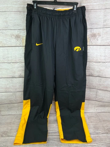 Nike Men's Black On Field Iowa Hawkeyes Pants Sz Large Cover