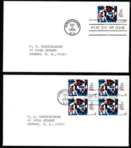 U.S. Scott #1259 FDC - Fine Arts Issue - Dec. 2,1964 - 5c - Giori Press Printing - Picture 1 of 4