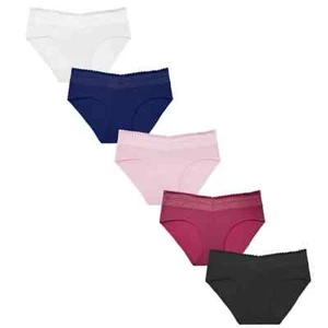 Warners Women’s 5-Pack No Pinching No Problems Lace Waistband Hipster Size XXL - Picture 1 of 6