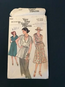 Vogue 7050 Vintage 70s Sewing Pattern Dress Tunic Top Skirt - Imagen 1 de 5