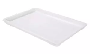 Weißer Kunststoffdeckel für Pizzateig Gärbox. 26"×18"×1,5" Restaurantgeschirr. Neu - Bild 1 von 5
