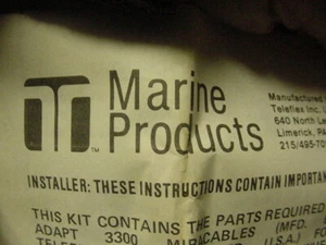 Teleflex CA27321 Johnson Evinrude OMC Adapter Connection Kit     C114 - Picture 1 of 2