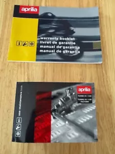 2021-2023 Aprilia RSV4/RF Owners Operators Manual 2Q000445 English OEM Free Ship - Picture 1 of 3