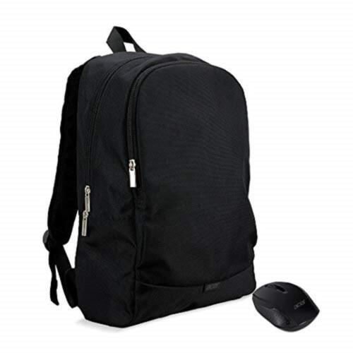 Acer NB Bag 15.6 Starter Kit Backpack Including RF2.4 Wireless Optical Mouse Bla