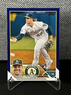 2023 Topps Series 1 David Mckinnon Blue Border RC #276 Athletics - Image 1 of 2