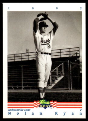 1992 Classic Best #1 Nolan Ryan BASEBALL Jacksonville Suns - Image 1 of 2