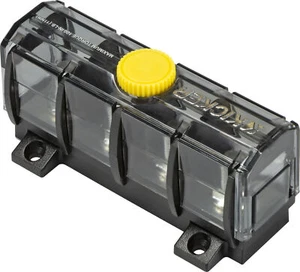 Kicker 47KMDB3 Marine Audio Boat 4 Way Ground Ring Terminal Distribution Block - Picture 1 of 5