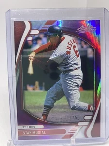 2022 Panini Absolute Stan Musial Purple 11/25 SP Cardinals (B928) - Picture 1 of 4