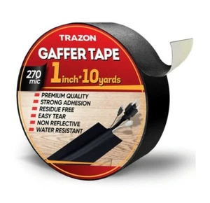 Gaffers Tape Heavy Duty Gaffer Tape Matte Non-Reflective Gаff Tape Multipurpose - Picture 1 of 7
