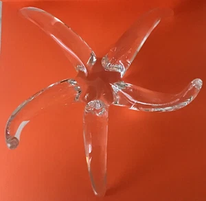 Waterford Crystal Starfish Evolution Coll 10” Wide Mint Condition - Imagen 1 de 3