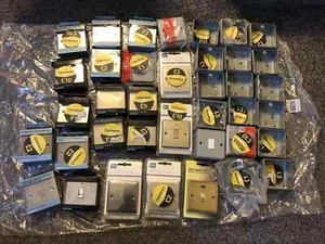 LOT OF BACKPLATES, DECORATIVE SWITCHES, TELEPHONE PORT - Picture 1 of 4