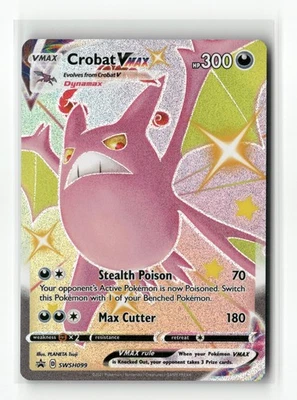 Crobat VMAX - SWSH099 - Pokemon Sword & Shield Promo Ultra Rare Card NM - Image 1 of 2