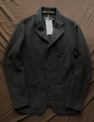 Rare RRL WOOL COTTON SPORTS COAT Double RL Wool Cotton Nep Sports Coat Jacket - Image 1 of 4